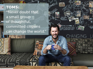 TOMS – It all started with a need