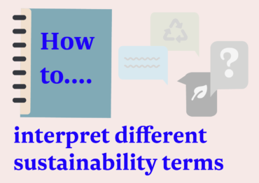 How to… interpret different sustainability terms